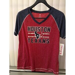 NWT Juniors/Teen NFL Team Apparel Houston Texans Shirt Size X-large 15/17